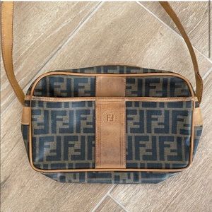 Authentic Vintage Fendi Zucca Crossbody